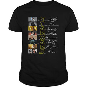 Star Wars Luke Skywalker Darth Vader Chewbacca Leia Organa Obi Wan Shirt